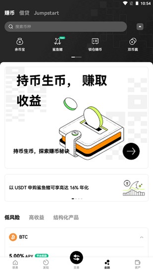 兀币功能界面示意图