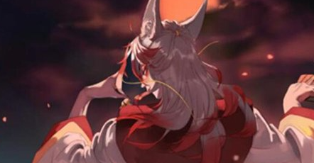 阴阳师妖狐书生面具展示