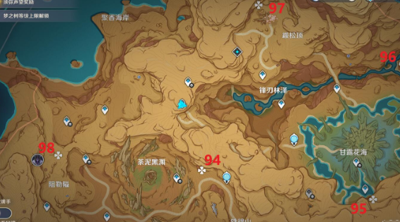 苍漠囿土全域玉帛标注图