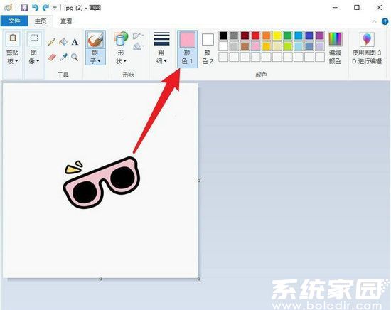 画图工具界面示意图