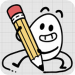 黑白风划线解谜茶叶蛋闯关