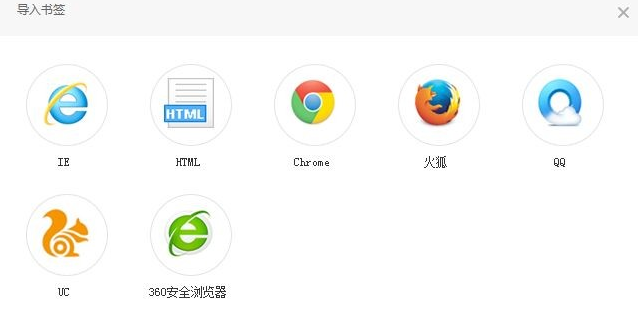 导入选项图示